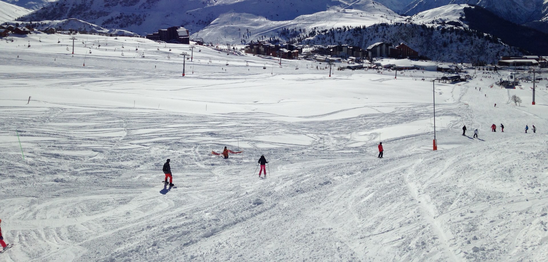 l'Alpe d'Huez piste de ski