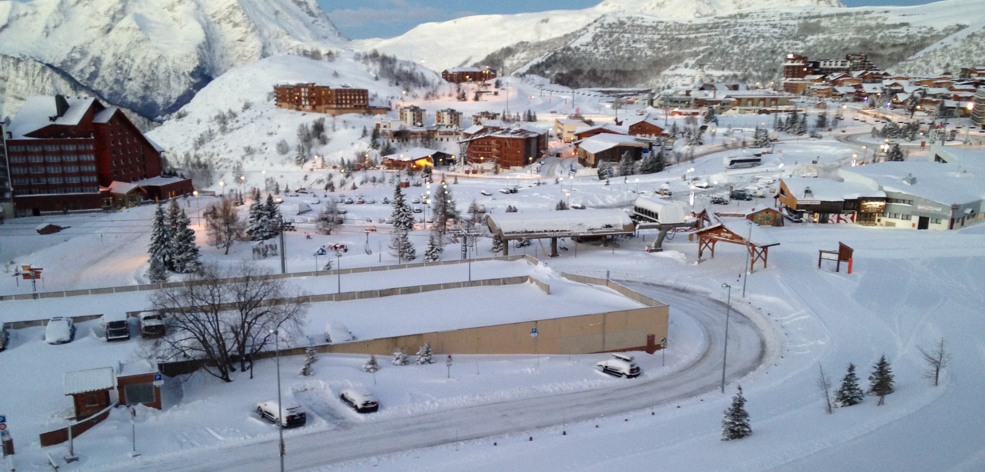 L'Alpe d'Huez - vue sur la station