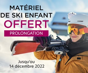 Bon plan Matériel de ski enfant OFFERT avec Belambra