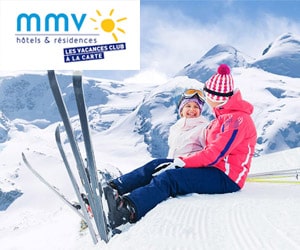 Code promo SKI Février : jusqu'à -20% code de 100€ de remise immédiate sur votre séjour au ski en Club ou Résidence MMV (en location ou en pension complète)
