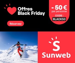 Code promo Black Friday : des prix imbattables sur une sélection de séjours au ski + 50€ de réduction/personne avec code promo